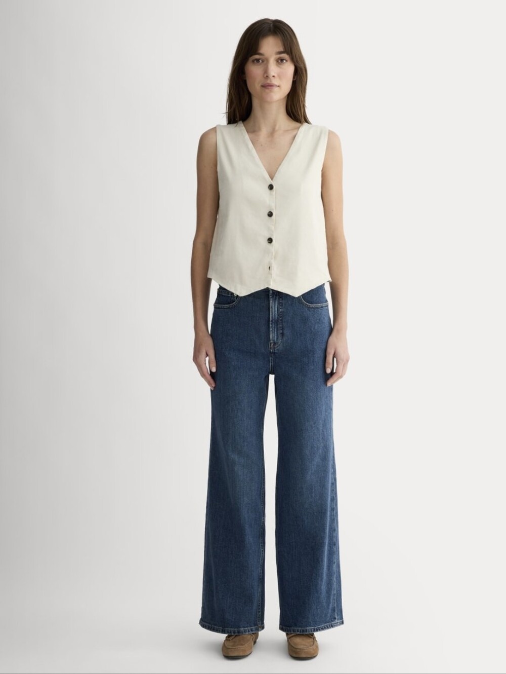 NWOT- Everlane The Way-High Sailor Jean in Deep Blue Women's Size 29